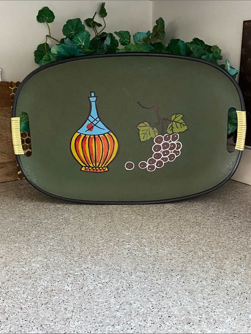 Vintage 1960’s Mid-Century Modern Barware Tray